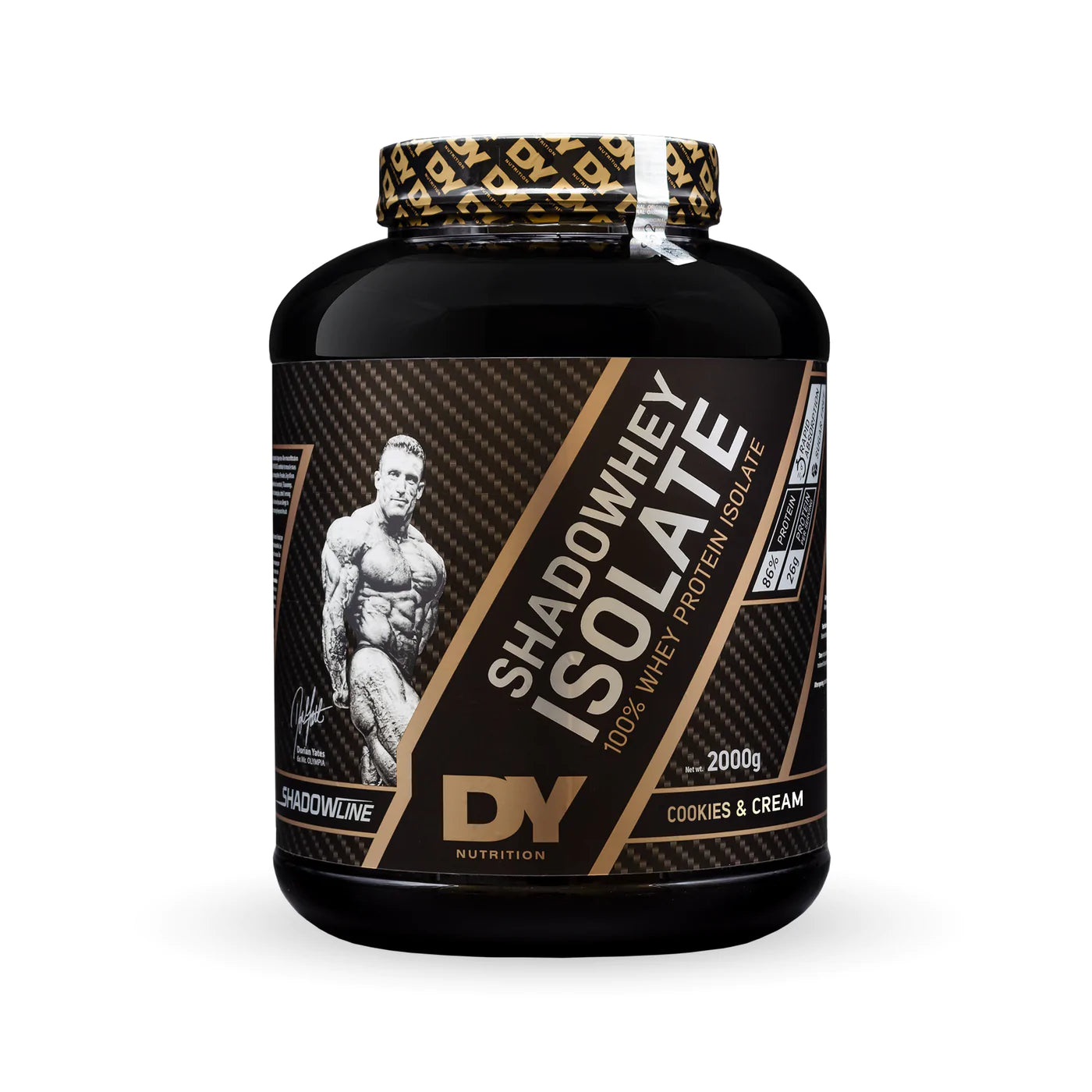 DY Nutrition Shadowhey Isolate - 2kg / Cookies & Cream - Whey Protein Isolate Powder