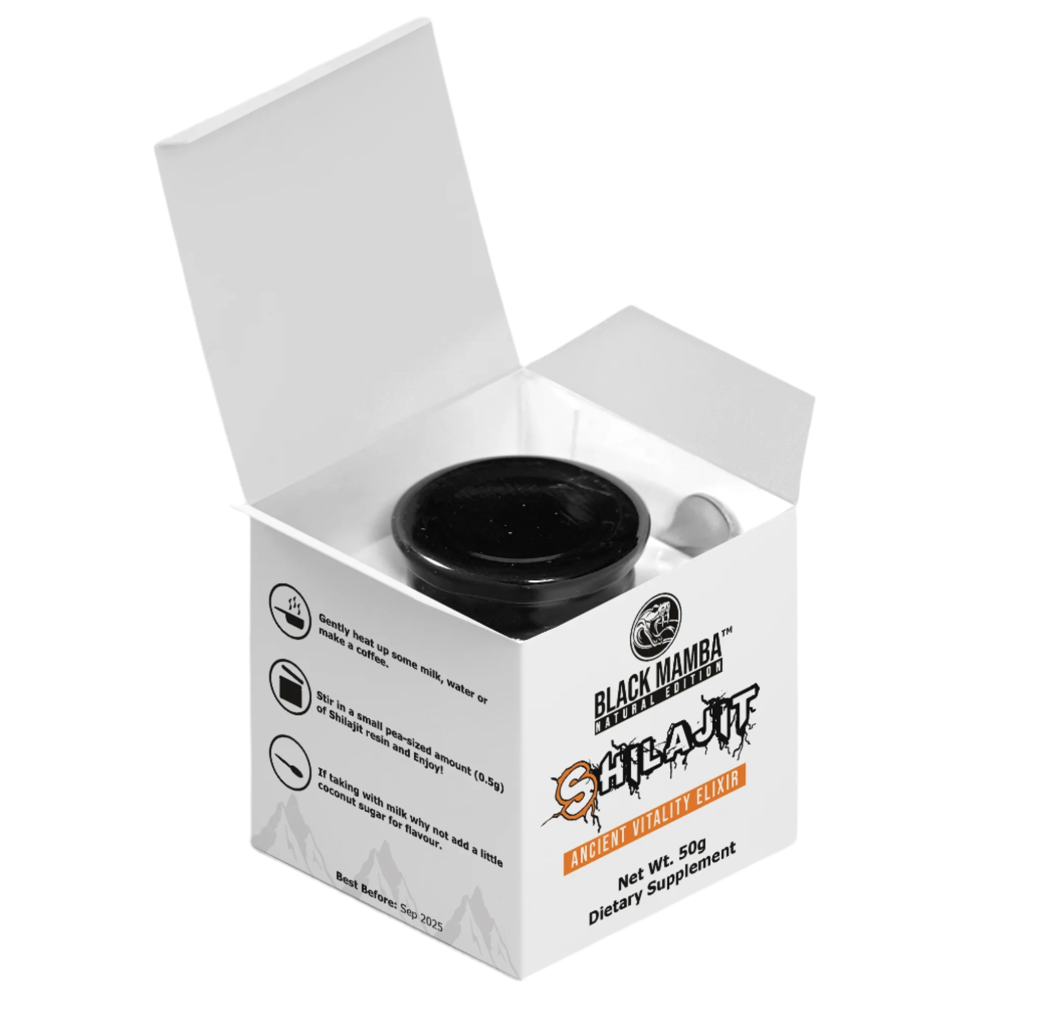 Black Mamba Shilajit Resin - 50g - Shilajit Resin