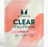MyProtein Clear Whey Isolate Peach Tea flavor in Multi Pack for sports nutrition awards