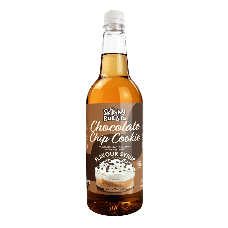 The Skinny Food Co Skinny Barista Zero Calorie Coffee Syrup - 1000ml / Chocolate Chip Cookie (Limited Edition) - Zero