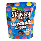 The Skinny Food Co Chocaholic Drops - 200g / Milk Chocolate - Low Sugar Chocolate Snacks