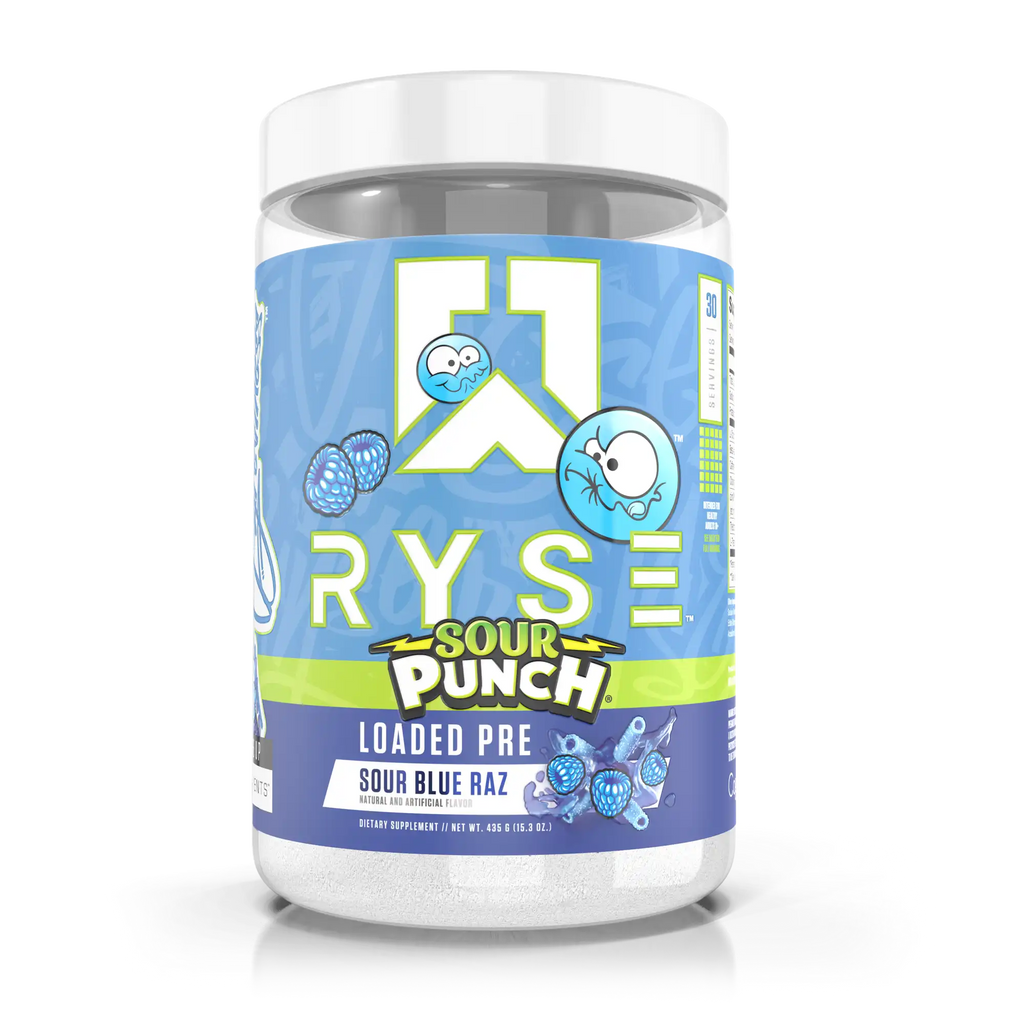 RYSE Loaded Pre - 420g / Sour Blue Raz - Pre-Workout Powder