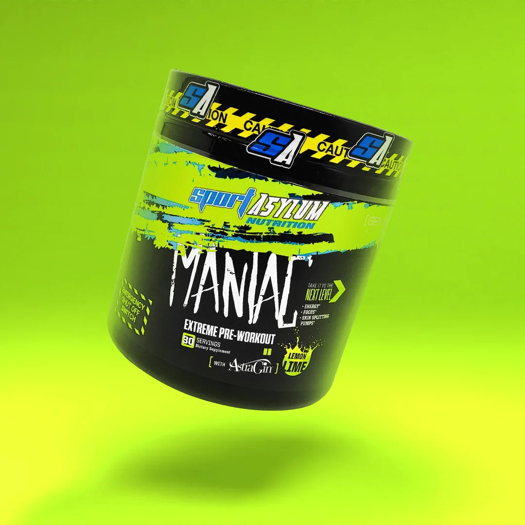 Sport Asylum Maniac - 360g / Loopy Lemon Lime - Pre-Workout Powder