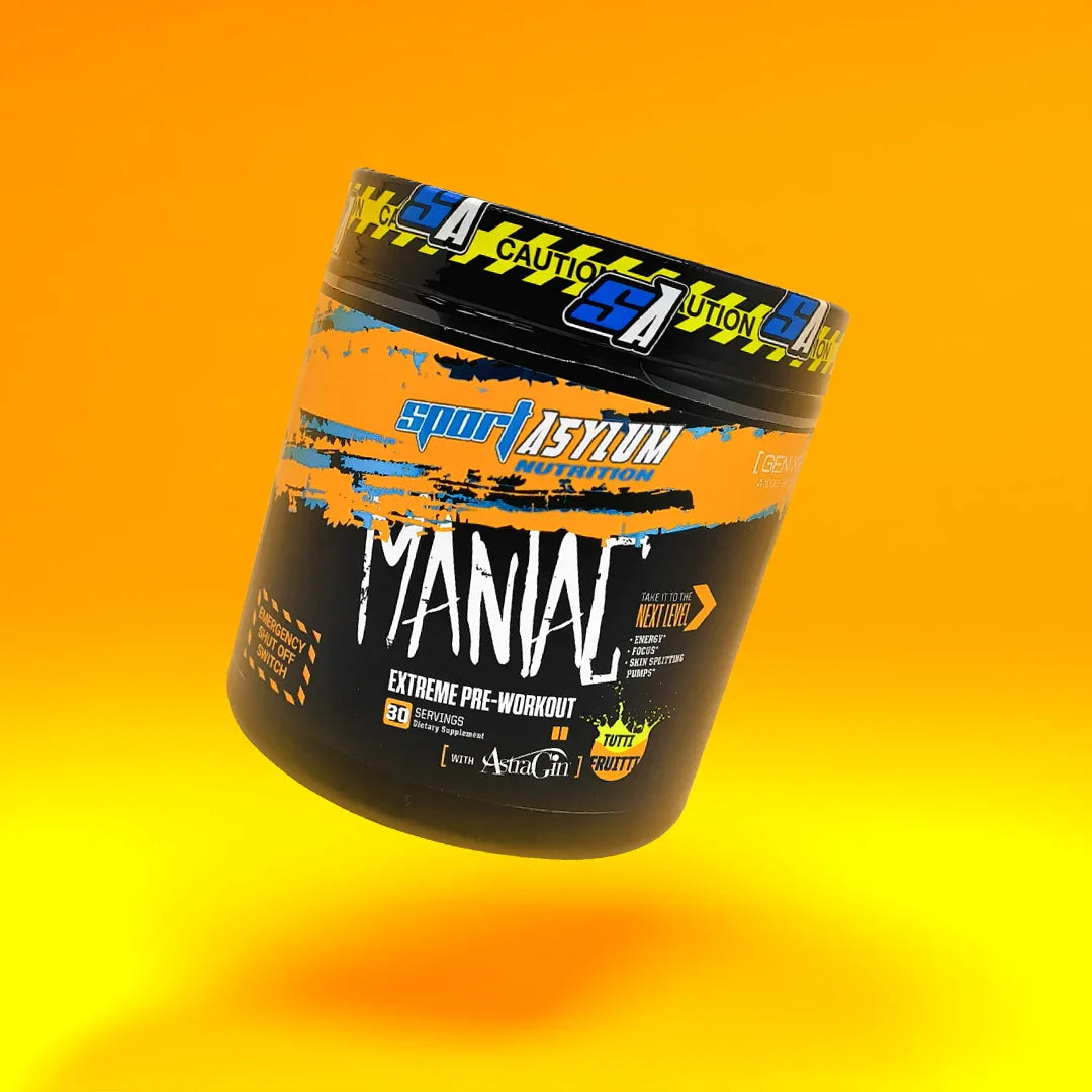 Sport Asylum Maniac - 360g / Tutti Frutti - Pre-Workout Powder