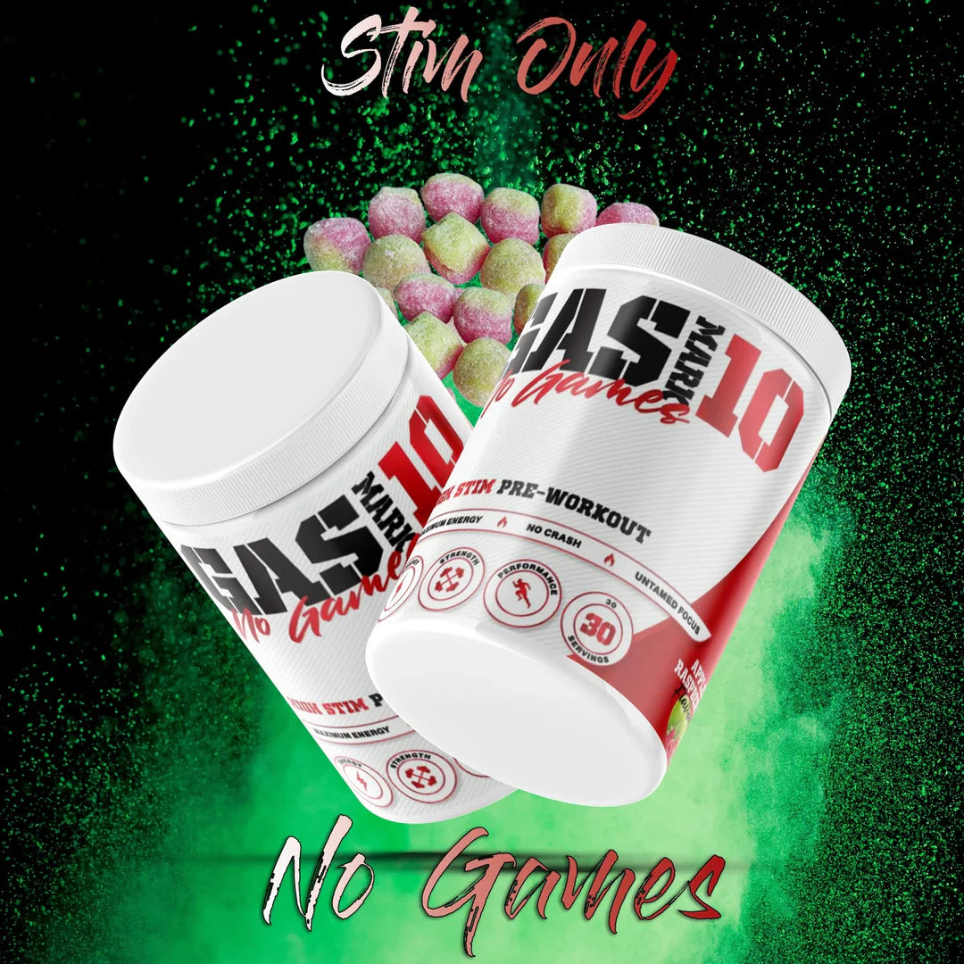 Gas Mark 10 No Games - 330g / Apple Raspberry - Pre-Workout