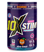 10X Athletic STIM - 600g / Atomic Orange - Pre-Workout Powder