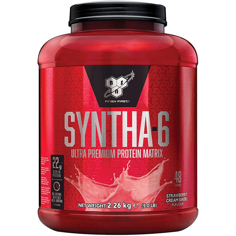 BSN Syntha 6 Limited Edition - 2.26kg / Strawberry Cream Swirl - Protein Blend Powder (Whey Protein Concentrate Whey
