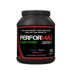 Black Strom Sports PerforMAX tub with Lime Citrus flavored supplement powder, carefully sourced