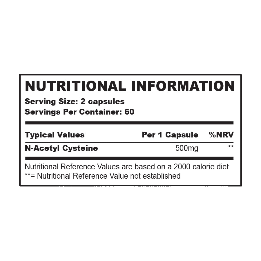 Strom Sports NAC (N-Acetyl Cysteine) - MyGymSupplements
