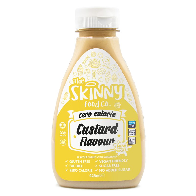 The Skinny Food Co Skinny Syrup - 425ml / Custard - Dessert Sauces