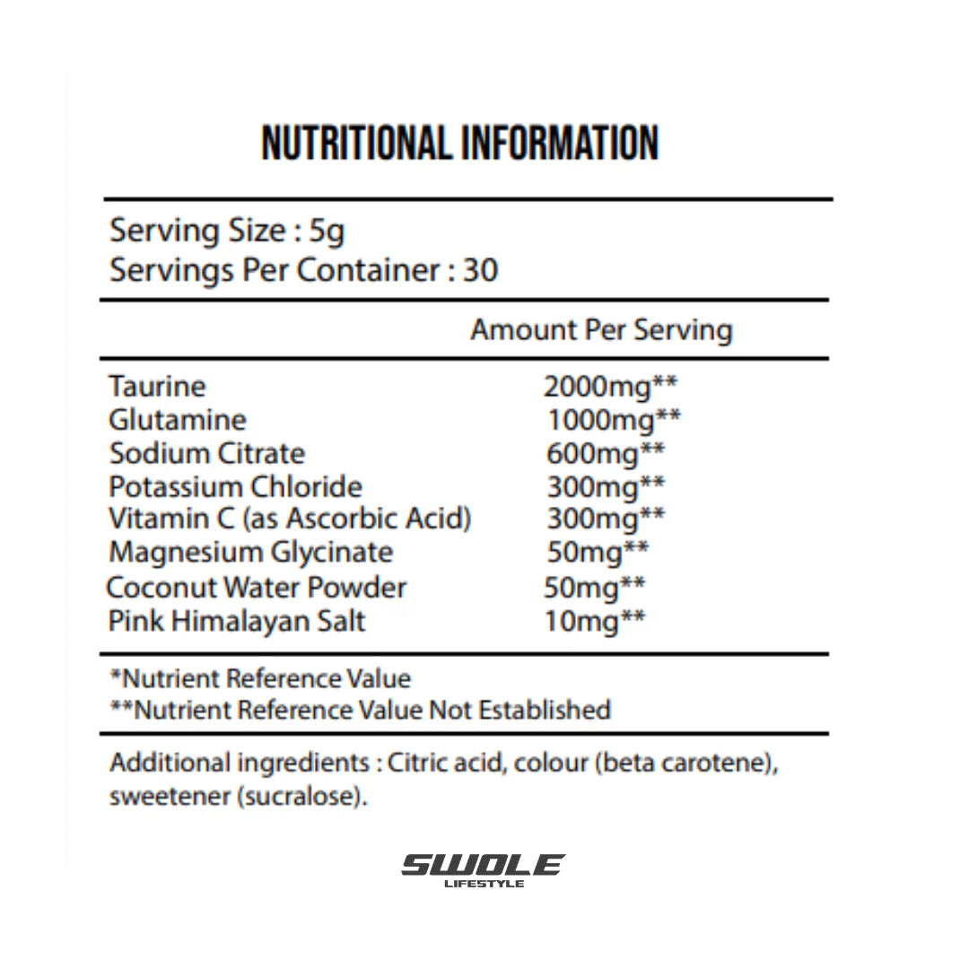 SWOLE Lifestyle HYDR8 150g - MyGymSupplements