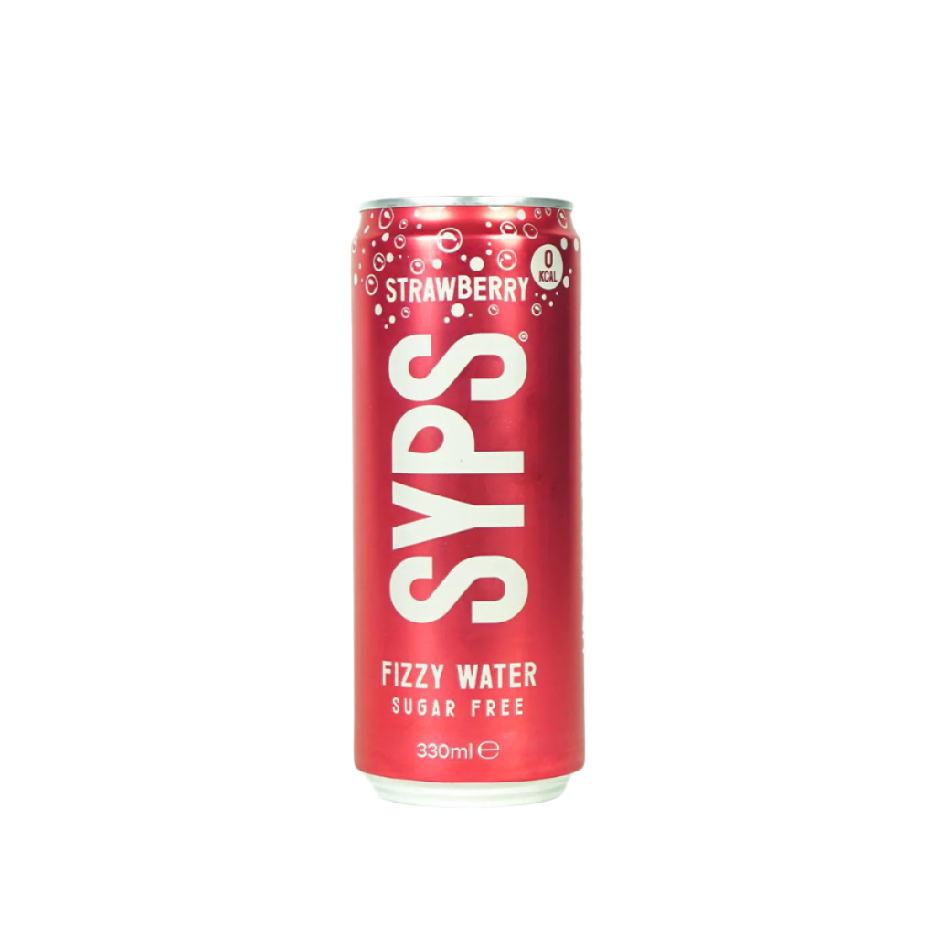 SYPS Fizzy Water - 12x330ml / Strawberry - Hydration Ready-To-Drinks