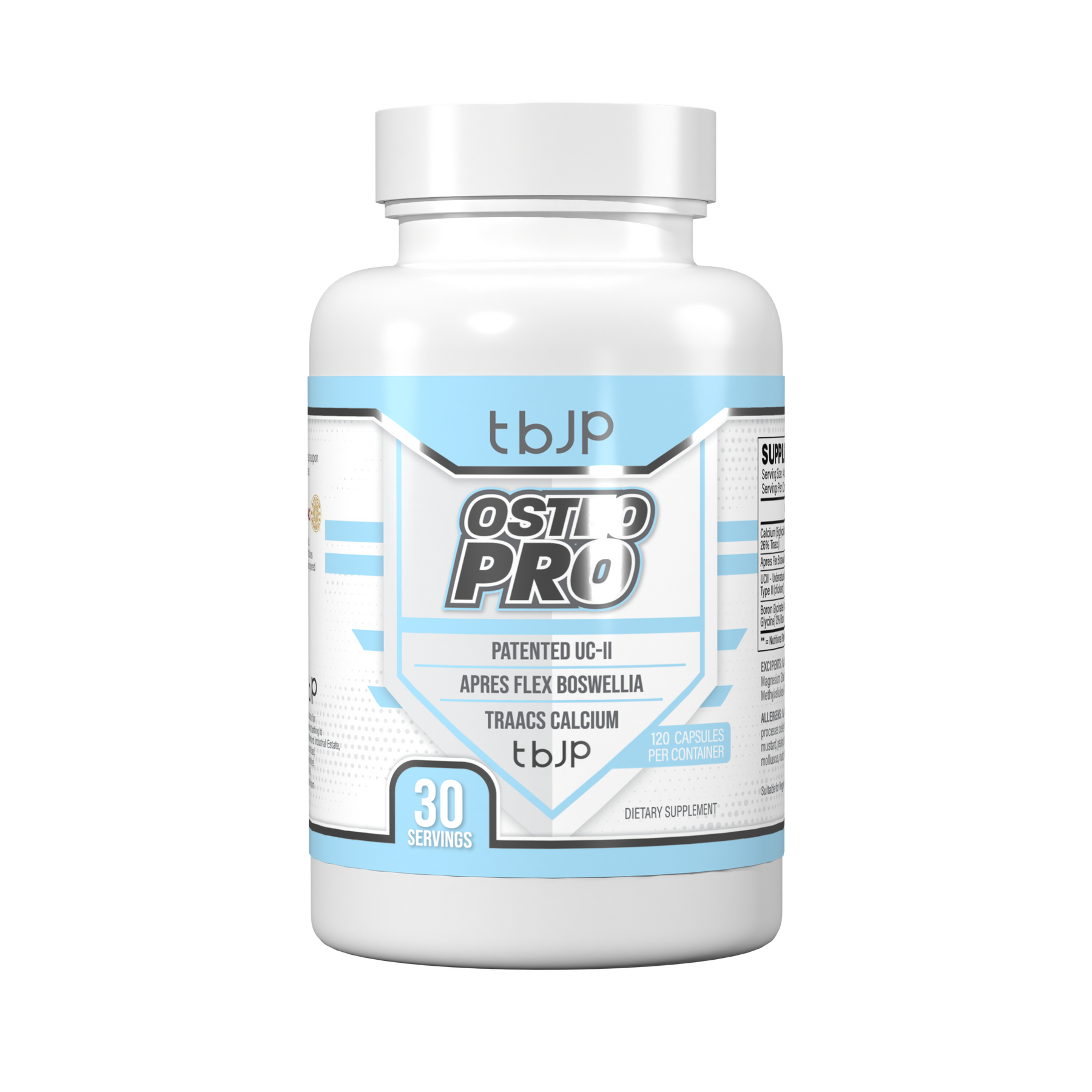 Trained By JP Osteopro - 120 Caps - Joint Support Capsules
