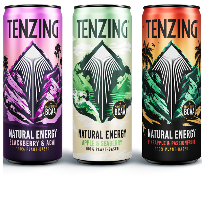 TENZING Natural Energy BCAA - 12x330ml / Pineapple & Passionfruit - Amino Acids Ready-to-Drinks