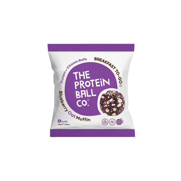 The Protein Ball Co Protein + Vitamin Balls - 10x45g / Salted Caramel - Vegan Protein Balls