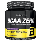 Black BioTech USA BCAA Zero jar in blue grape flavor for lean muscle and clean nutrition