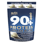 NutriSport 90 + Protein 4 Phase Blend - 1Kg / Vanilla - Protein Blend Powder (Whey Protein Concentrate Whey Protein