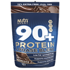 NutriSport 90 + Protein 4 Phase Blend - 1Kg / Chocolate - Protein Blend Powder (Whey Protein Concentrate Whey Protein