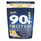 NutriSport 90 + Protein 4 Phase Blend - 1Kg / Banana - Protein Blend Powder (Whey Protein Concentrate Whey Protein