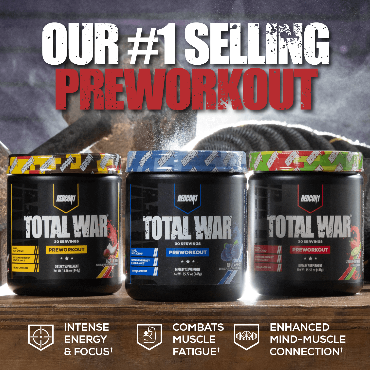 RedCon1 Total War 30 Servings - Pre-Workout Powder