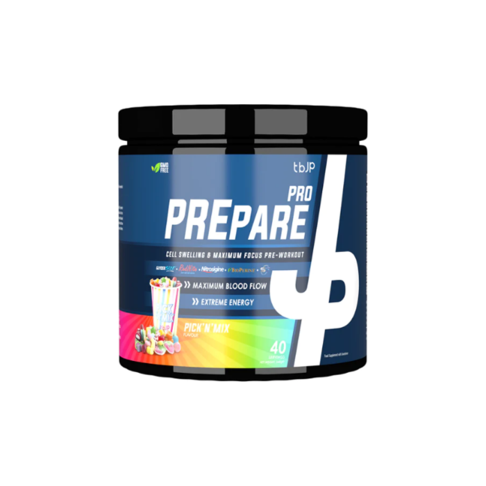 Trained By JP PrePare Pro 380g - 340g / Sour Cherry - Pre-Workout Powder