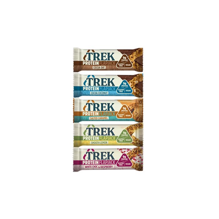 TREK Protein Flapjack - 16x50g / Smooth Lemon - High Protein