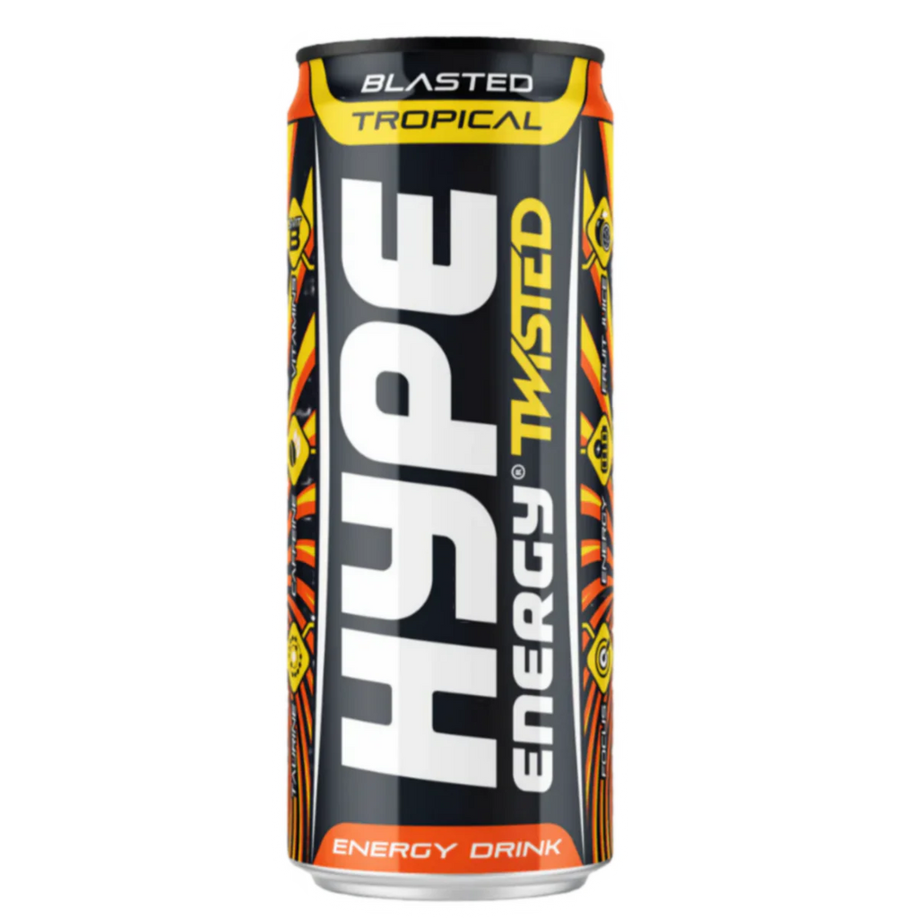 HYPE Twisted - 24x250ml / Tropical - Energy Ready-To-Drinks