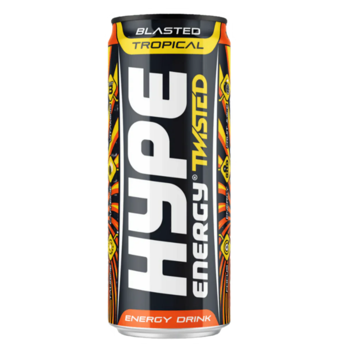 HYPE Twisted - 24x250ml / Tropical - Energy Ready-To-Drinks