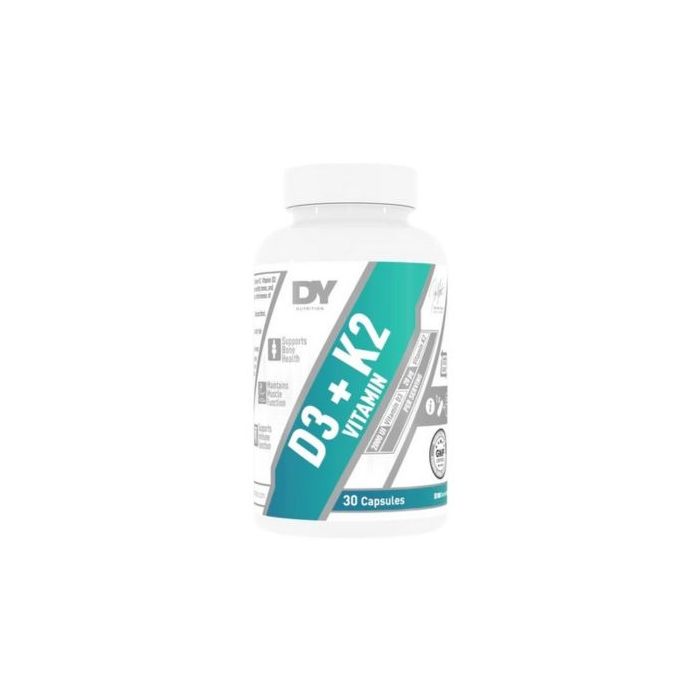 DY Nutrition D3 - K2 Vitamin - 30 Tabs - Vitamin D3 & K2 Tablets