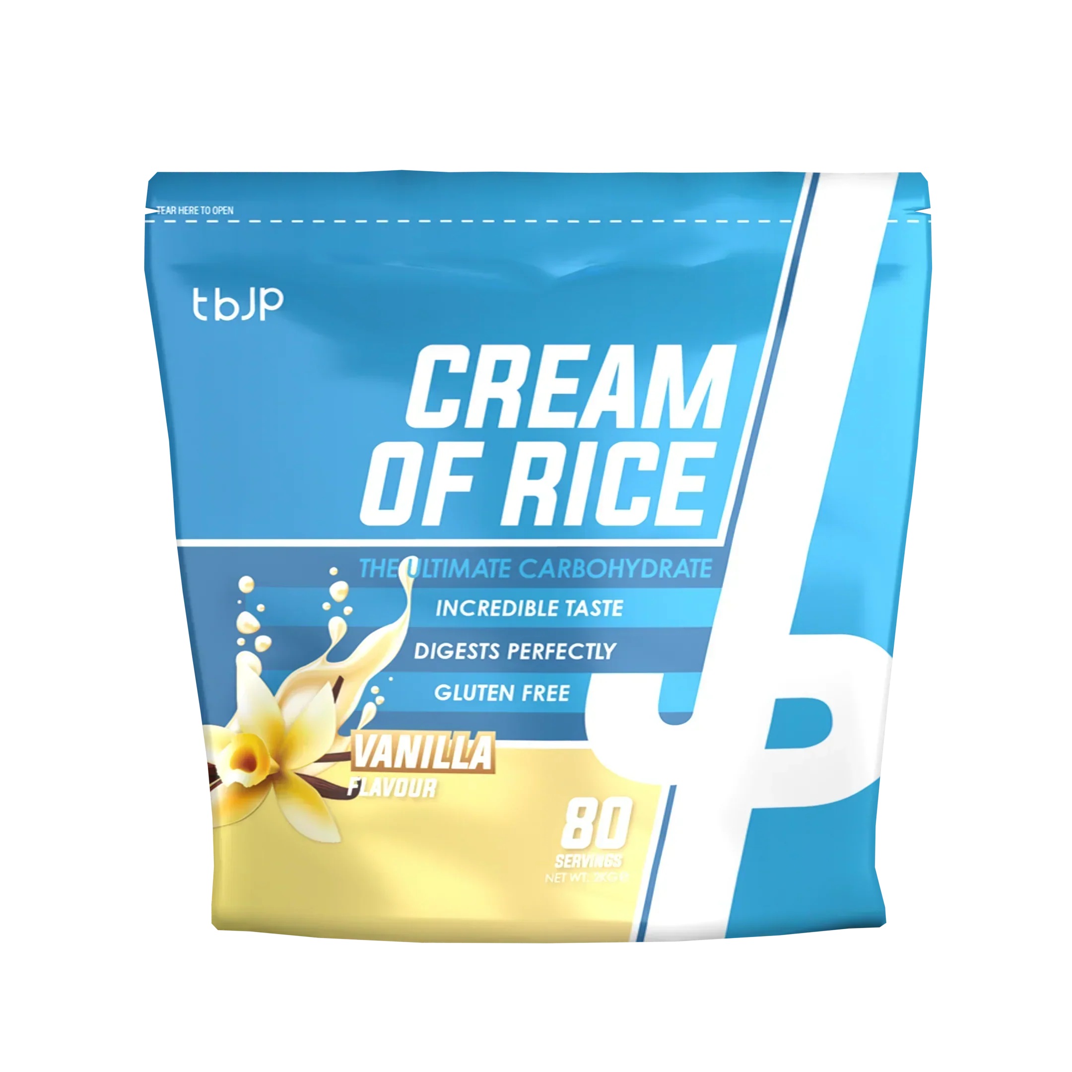 Trained By JP Cream Of Rice - 2kg / Vanilla - Cream of Rice Powder