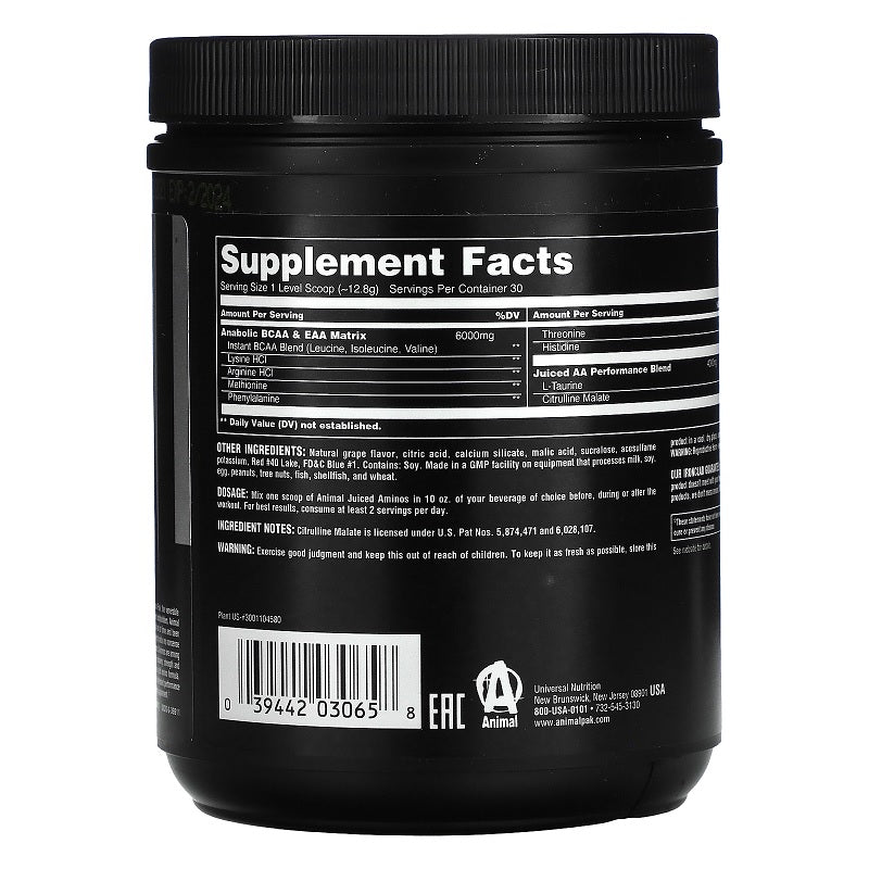 Animal Juiced Aminos - Amino Acids Powder