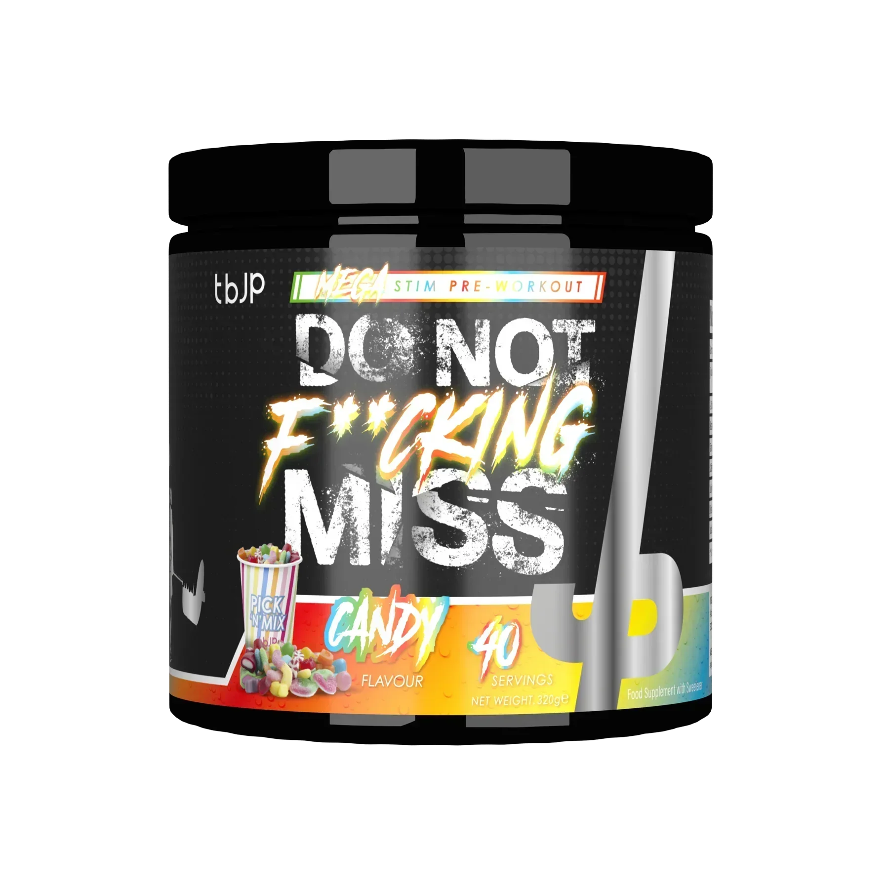Trained By JP DNFM - 320g / Candy - Pre-Workout Powder