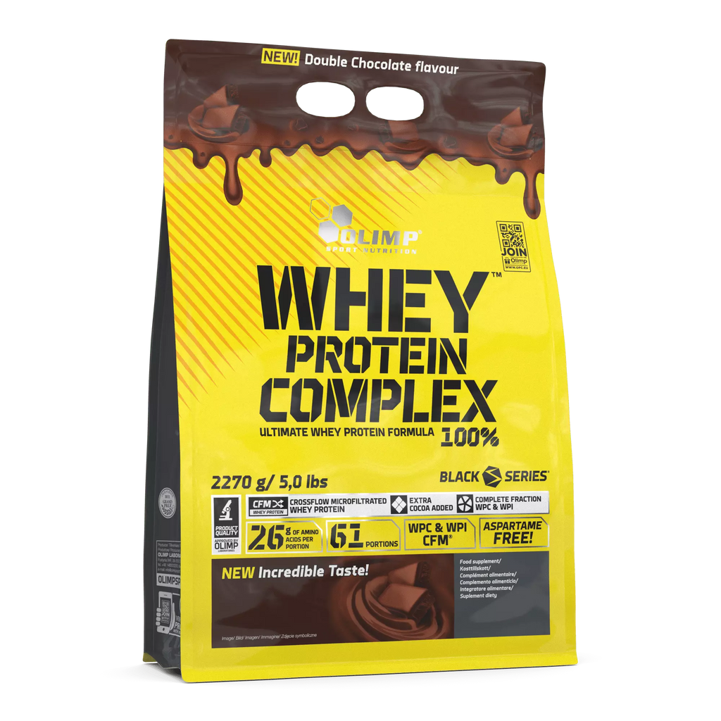 Olimp Sport Nutrition Whey Protein Complex - 2270g / Double Chocolate - Whey Protein Powder