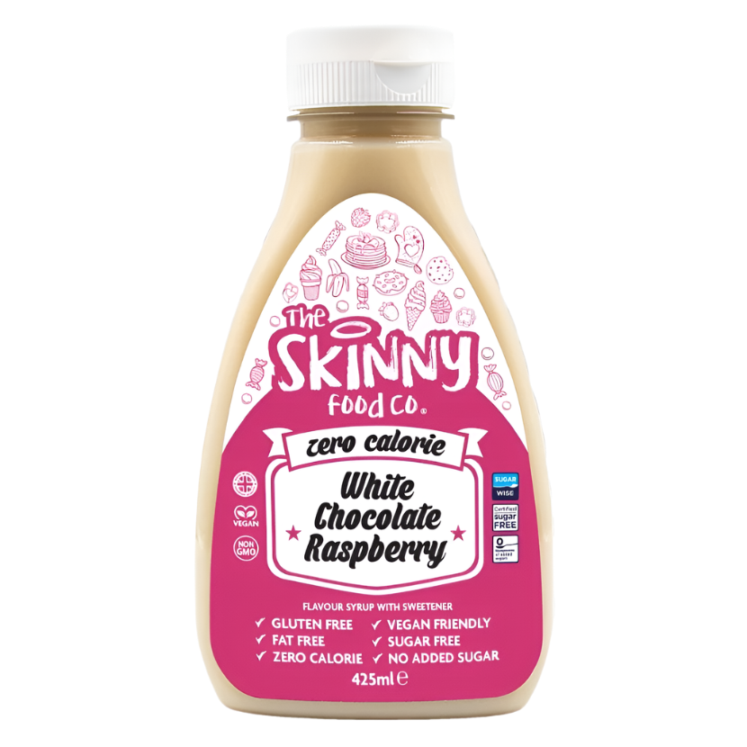 The Skinny Food Co Skinny Syrup - 425ml / White Chocolate Raspberry - Dessert Sauces