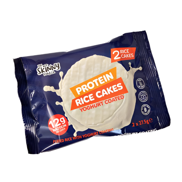 The Skinny Food Co Skinny Rice Cake With High Protein Yoghurt 12x55g - 12 x 55g / White Chocolate - Protein Rice Cake