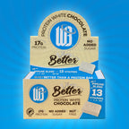 WheyBetter Protein White chocolate Immune Blend of Vitamins - 12x75g / Protein White Chocolate - Protein Bars
