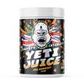 Gorillalpha Yeti Juice pre-workout drink with Yeti graphic for chaos crew protein fans