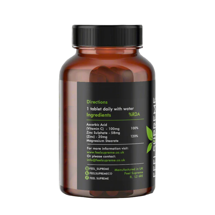 Feel Supreme Zinc with Vitamin C - MyGymSupplements